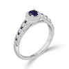 Thumbnail Image 1 of Emmy London 18ct White Gold Sapphire & Diamond Ring