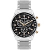 Thumbnail Image 0 of Citizen Eco-Drive Men's Stainless Steel Chronograph Black Dial Watch