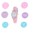 Thumbnail Image 4 of Tikkers Pink Unicorn Silicone Strap Time Teacher Watch