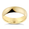 Thumbnail Image 0 of 18ct Yellow Gold 6mm Extra Heavy D Shape Ring