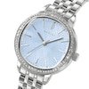 Thumbnail Image 2 of Radley Silver Tone Blue Stone Set Stainless Steel Bracelet Watch