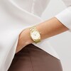 Thumbnail Image 3 of Radley White Satin Dial Gold Tone Bracelet Watch