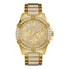 Thumbnail Image 0 of Guess Men's Crystal Dial Gold Tone Stone Set Bracelet Watch