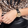 Thumbnail Image 6 of Guess Ladies' Crystal Dial Black Silicone Strap Watch