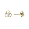 Thumbnail Image 0 of 9ct Yellow Gold Cubic Zirconia Earrings