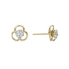 Thumbnail Image 1 of 9ct Yellow Gold Cubic Zirconia Earrings