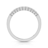 Thumbnail Image 4 of 9ct White Gold Double Row 0.33ct Diamond Eternity Ring
