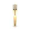 Thumbnail Image 3 of 9ct Yellow Gold Double Row 0.33ct Diamond Eternity Ring