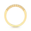 Thumbnail Image 4 of 9ct Yellow Gold Double Row 0.33ct Diamond Eternity Ring
