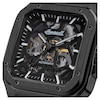Thumbnail Image 2 of Ingersoll Men's Automatic Black Square Skeleton Dial Black Leather Strap Watch