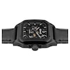 Thumbnail Image 3 of Ingersoll Men's Automatic Black Square Skeleton Dial Black Leather Strap Watch