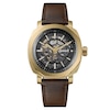 Thumbnail Image 1 of Ingersoll Outrider Men's Automatic Black Skeleton Dial Brown Leather Strap Watch