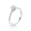 Thumbnail Image 2 of The Forever Diamond Platinum 0.50ct Diamond Stone Set Shoulders Solitaire Ring