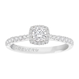 The Forever Diamond Platinum 0.50ct Diamond Halo Ring
