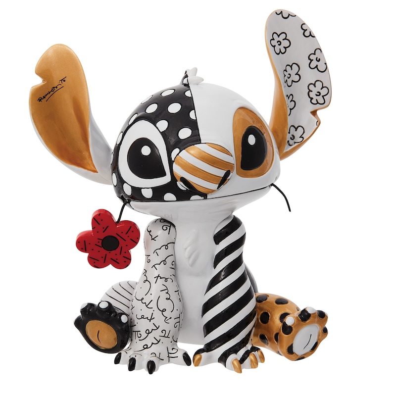 Main Image 1 of Stitch Black & White Midas Figurine