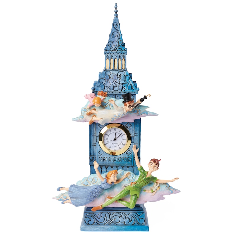 Main Image 1 of Peter Pan Figurine Clock