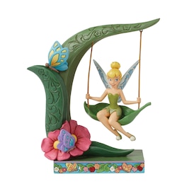 Tinkerbell On A Swing Figurine