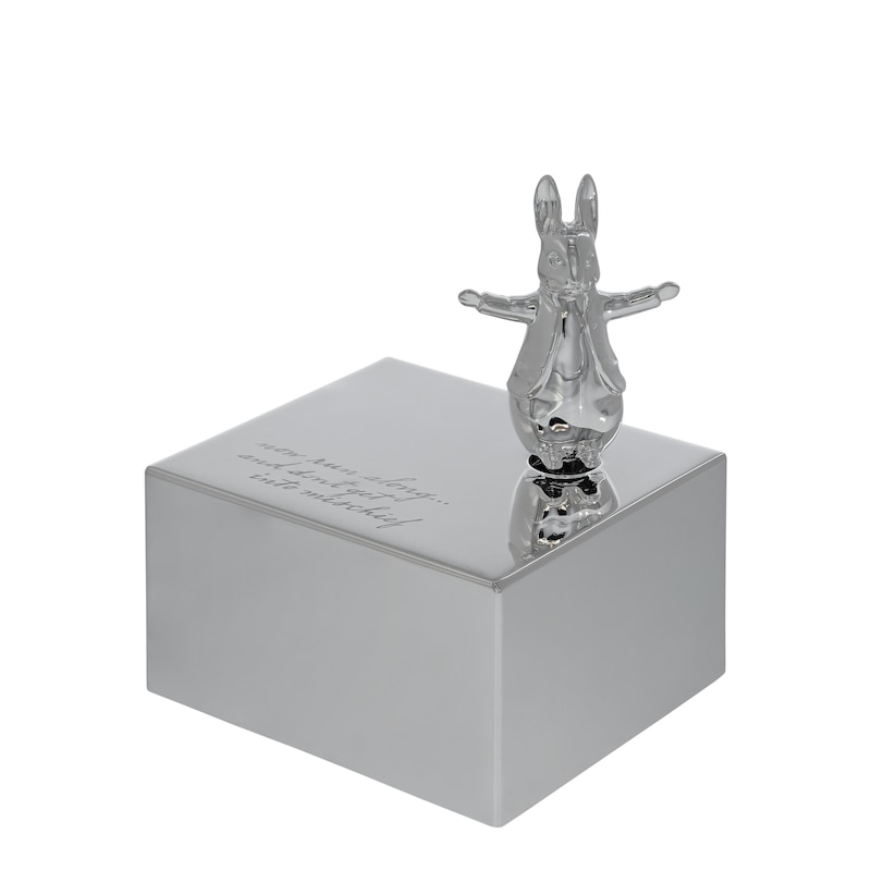 Main Image 1 of Silver Plated Musical Box