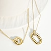Thumbnail Image 3 of Ania Haie Gold Tone Oval Hoop Pendant Necklace