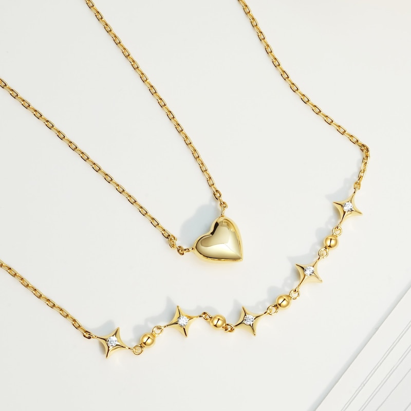 Main Image 3 of Ania Haie Gold Tone Sweetheart Necklace