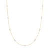 Thumbnail Image 1 of Ania Haie Gold Tone Shell Pearl Station Chain Necklace