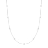 Thumbnail Image 1 of Ania Haie Sterling Silver Shell Pearl Station Chain Necklace