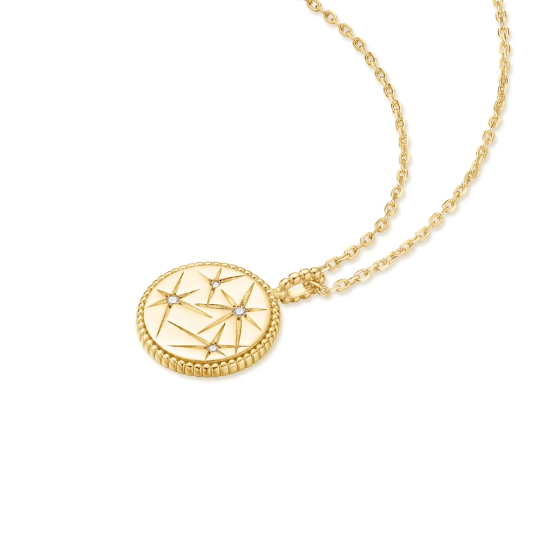 Main Image 2 of Ania Haie Gold Tone Starry Charm Necklace