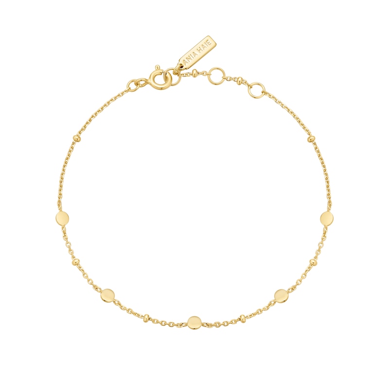 Main Image 2 of Ania Haie Gold Tone Disc Station Bracelet