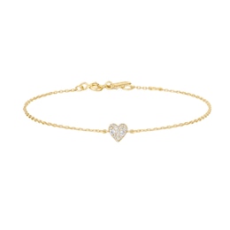 Ania Haie Gold Tone Sweetheart Pavé Bracelet