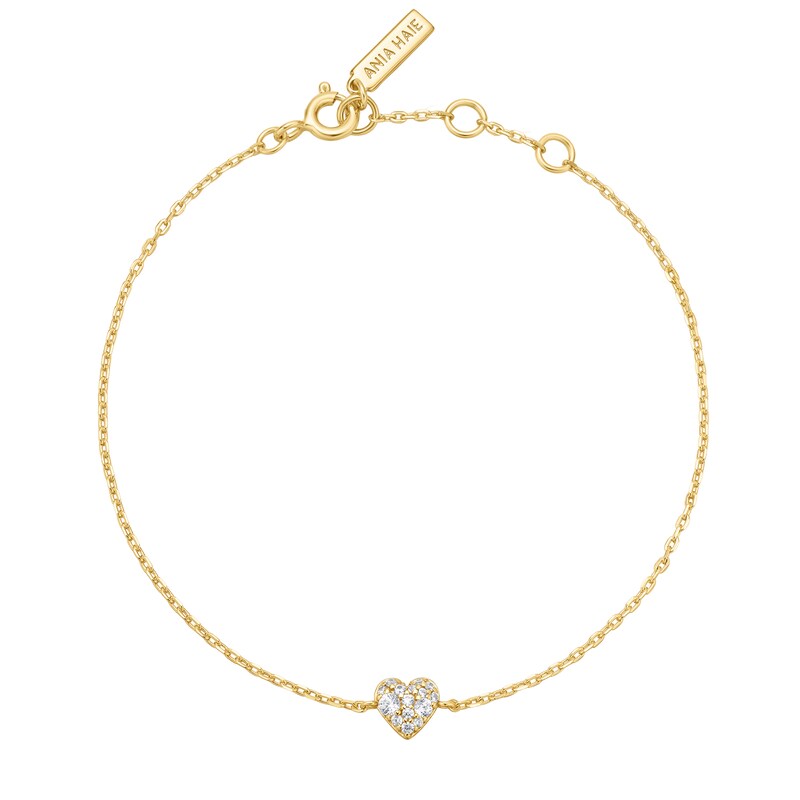 Main Image 2 of Ania Haie Gold Tone Sweetheart Pavé Bracelet
