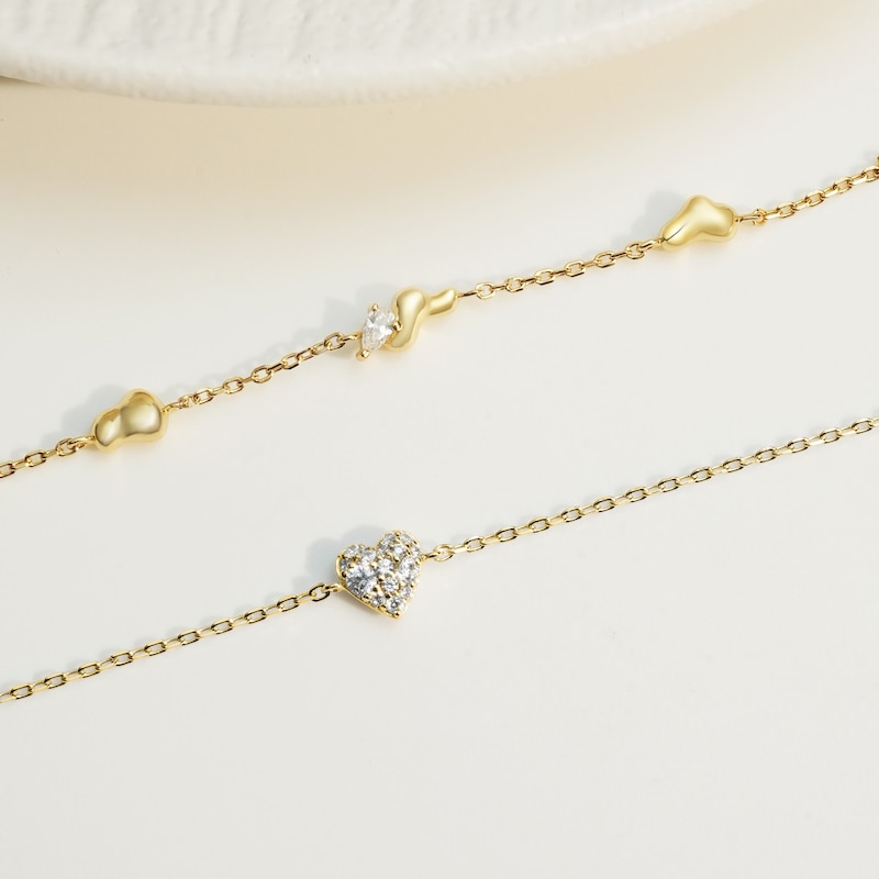 Main Image 3 of Ania Haie Gold Tone Sweetheart Pavé Bracelet