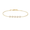 Thumbnail Image 1 of Ania Haie Gold Tone Pavé Multi Beaded Chain Bracelet