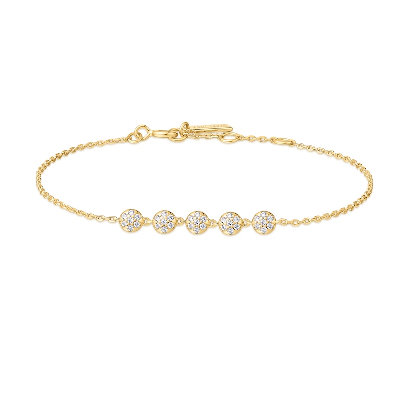 Main Image 1 of Ania Haie Gold Tone Pavé Multi Beaded Chain Bracelet