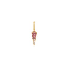 Ania Haie Gold Tone Ombré Pink Charm