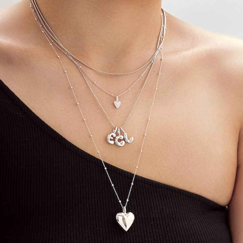 Main Image 2 of Ania Haie Sterling Silver Heart Pavé Charm