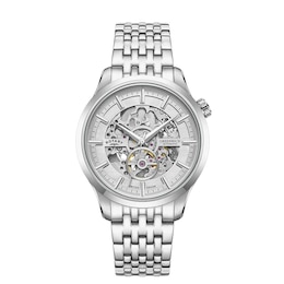 Rotary Men's Skeleton Automatic Stainless Steel Watch