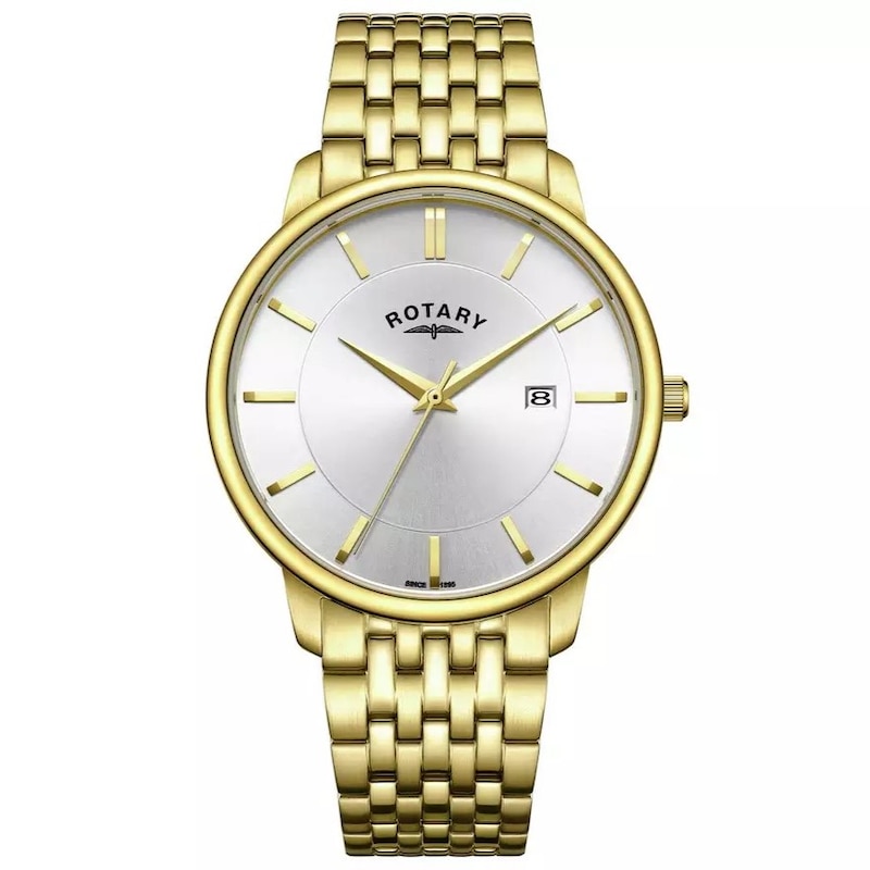 Main Image 1 of Rotary Men's Gold Plated Stainless Steel Bracelet Watch