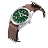 Thumbnail Image 2 of Rotary Men's RW 1895 Field Watch Brown Leather Strap Watch