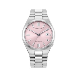 Citizen Ladies' Tsuyosa Pastel Pink Stainless Steel Bracelet Watch