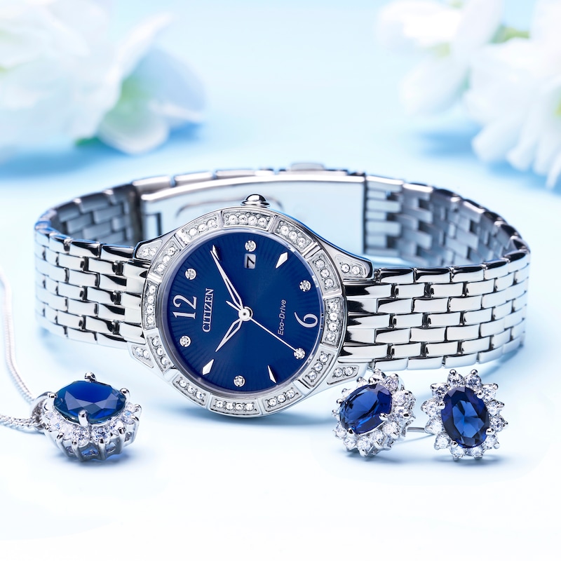 Main Image 6 of Citizen Ladies Crystal Watch & Jewellery Gift Set