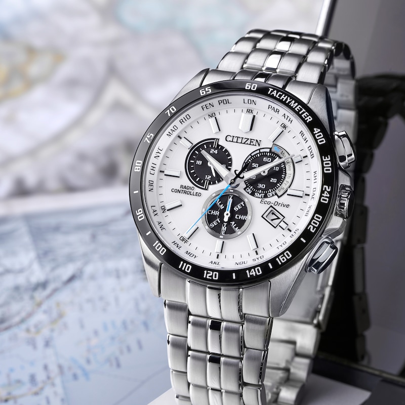 Main Image 6 of Citizen Atomic Time Men's Stainless Steel Bracelet Watch