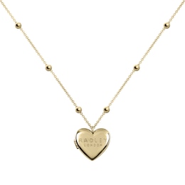 Radley 18ct Gold Plated Heart Locket Necklace