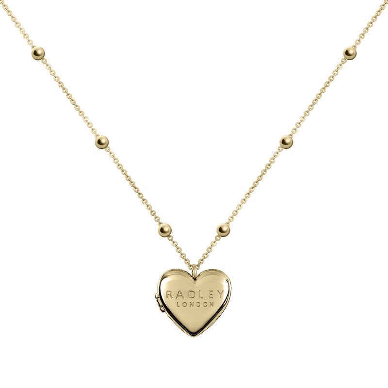 Main Image 1 of Radley 18ct Gold Plated Heart Locket Necklace