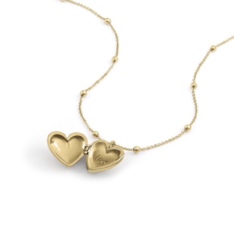 Main Image 4 of Radley 18ct Gold Plated Heart Locket Necklace