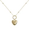 Thumbnail Image 1 of Radley 18ct Gold Plated Hanging Heart Pendant Necklace