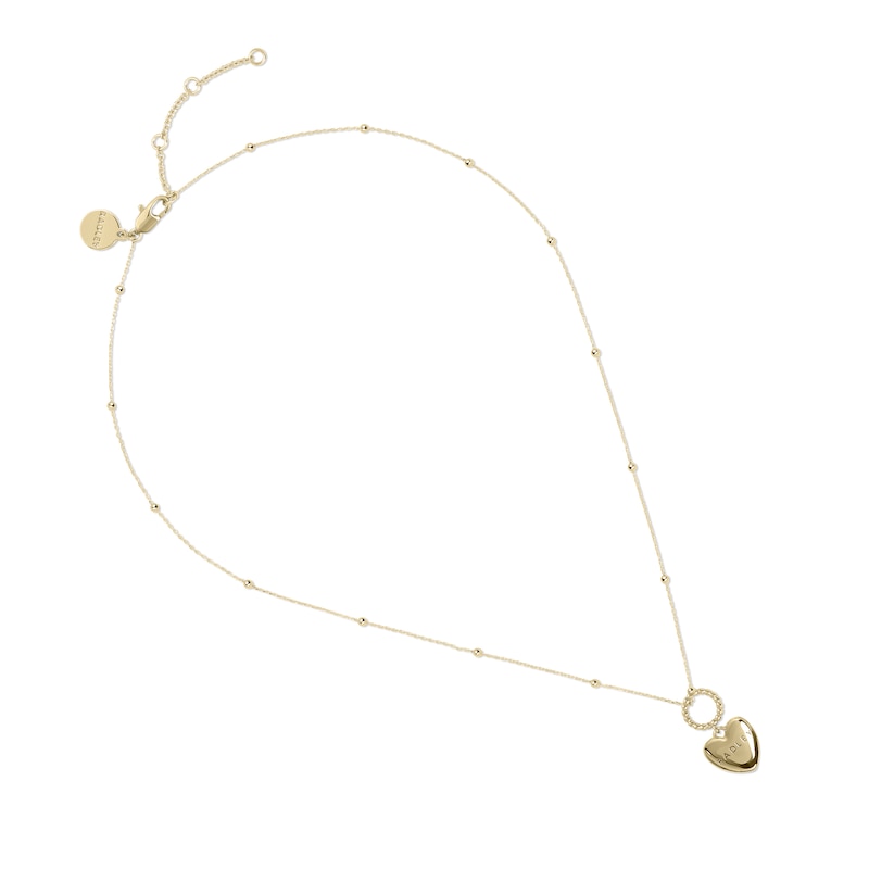 Main Image 4 of Radley 18ct Gold Plated Hanging Heart Pendant Necklace
