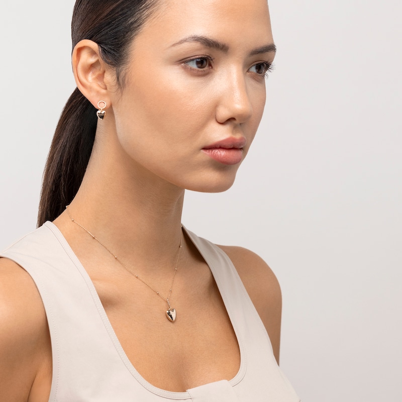 Main Image 5 of Radley 18ct Gold Plated Hanging Heart Pendant Necklace