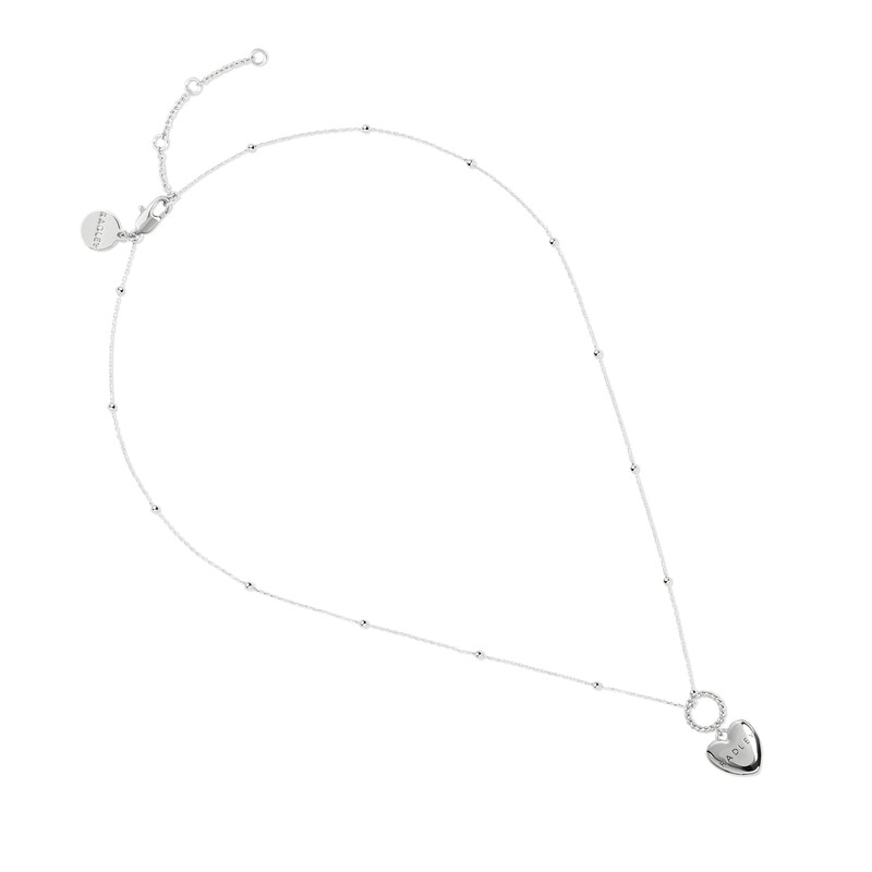 Main Image 4 of Radley Silver Tone Hanging Heart Pendant Necklace