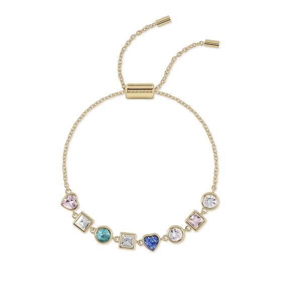 Radley 18ct Gold Plated Multi Stone Friendship Style Bracelet