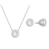 Thumbnail Image 1 of Radley Sterling Silver Cubic Zirconia Stone Set Necklace & Earring Gift Set